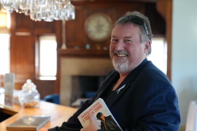 Jeremy Harford at a book event